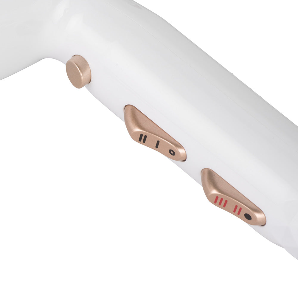 Silver Bullet Powerline Hair Dryer- White - Kess Hair and Beauty