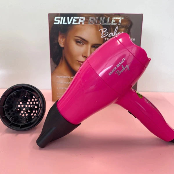 Silver Bullet Metallic Baby Travel Hair Dryer-BLACK - Kess Hair and Beauty