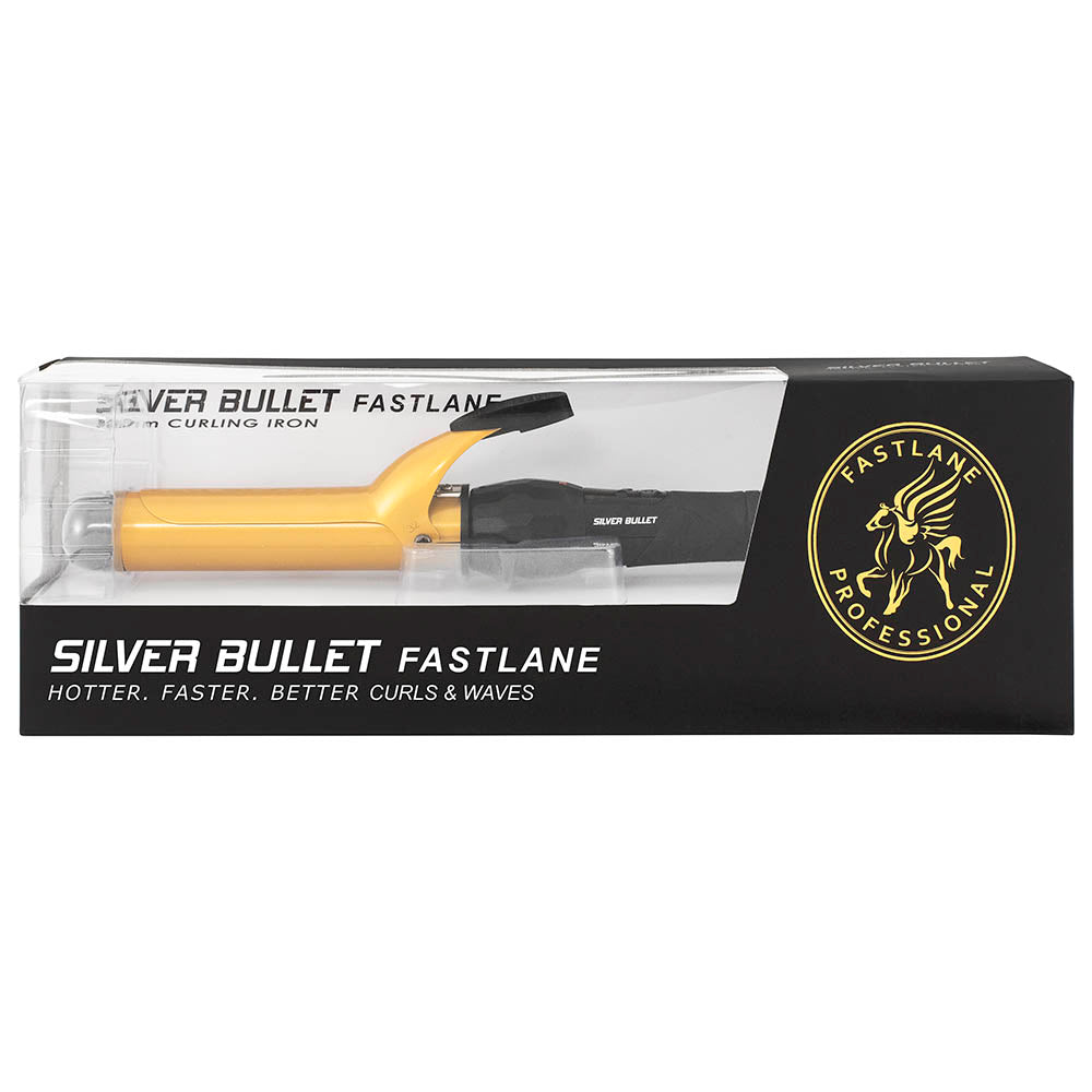 Silver Bullet Fastlane Ceramic Gold Curling Iron-19mm - Kess Hair and Beauty