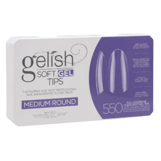 GELISH MEDIUM ROUND 550CT - Kess Hair and Beauty