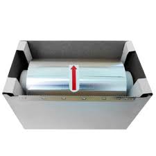 Silver aluminium foil rolls